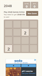 Mobile Screenshot of play2048games.com